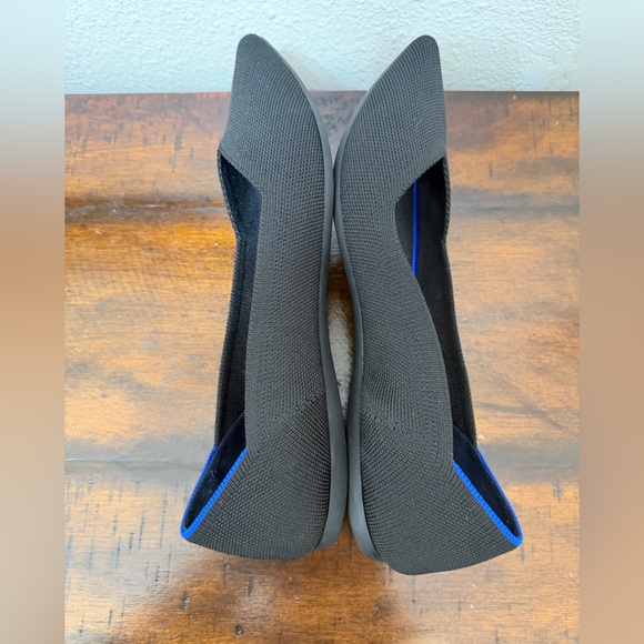 Rothy’s The Point Knit Pointed Toe Ballet Flats in Black Size US W 9.5 - Picture 6 of 11